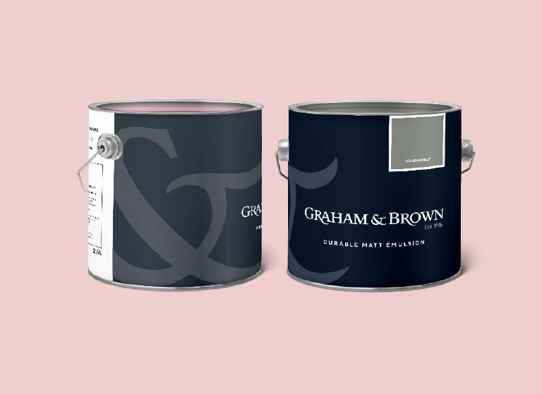 Graham and Brown Paint Tins