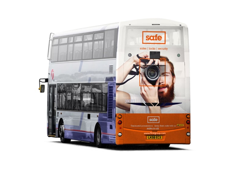 Safe - Bus advertising